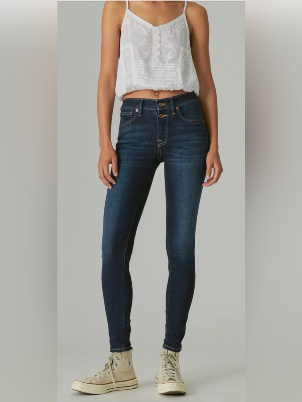 Lucky Brand Jeans Mid Rise Ava Super Skinny